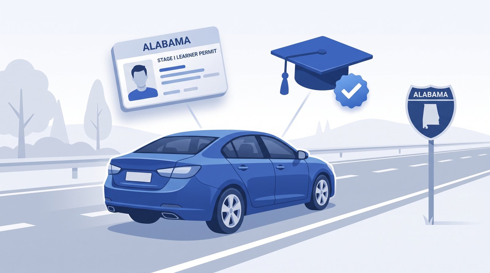 Alabama Drivers Ed for Teens: How to Get a Permit, the GDL Ladder, and the 50-Hour Driving Waiver
