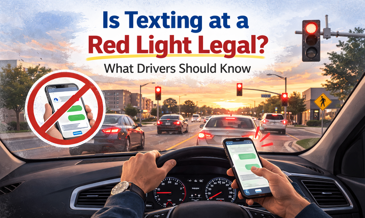Is Texting at a Red Light Legal? What Drivers Should Know