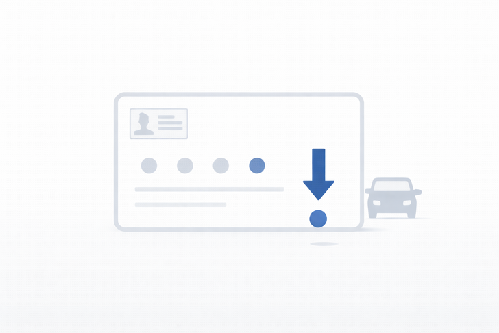 Як видалити бали з водійського посвідчення