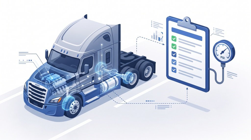 cdl air brakes and pre trip inspection training