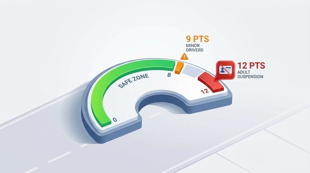 colorado dmv point system suspension thresholds