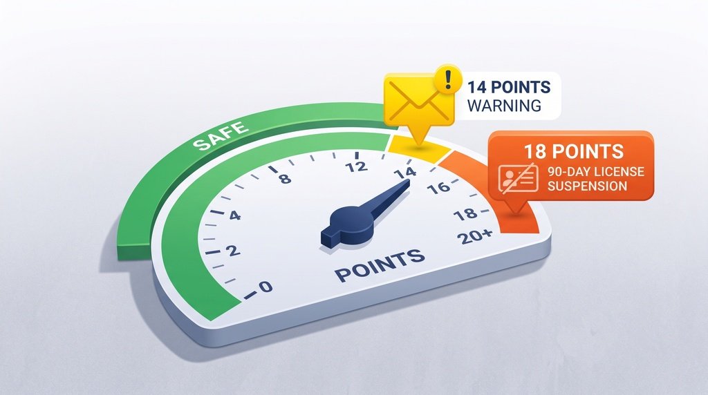 arkansas dfa omv point system suspension