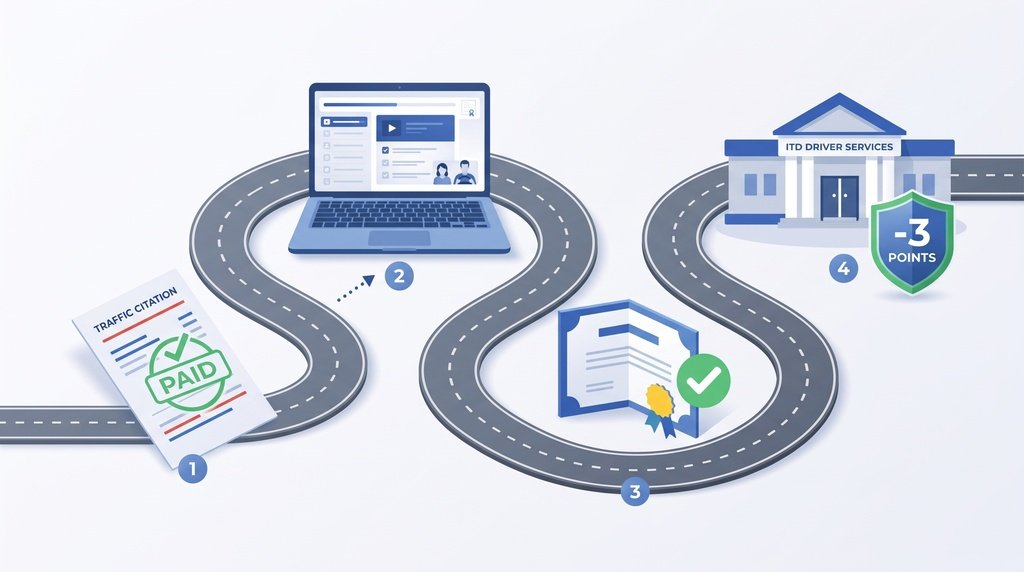 idaho driver services 3 point reduction process